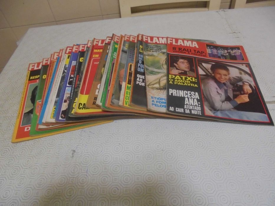 Revistas Portuguesas Flama da década de 70