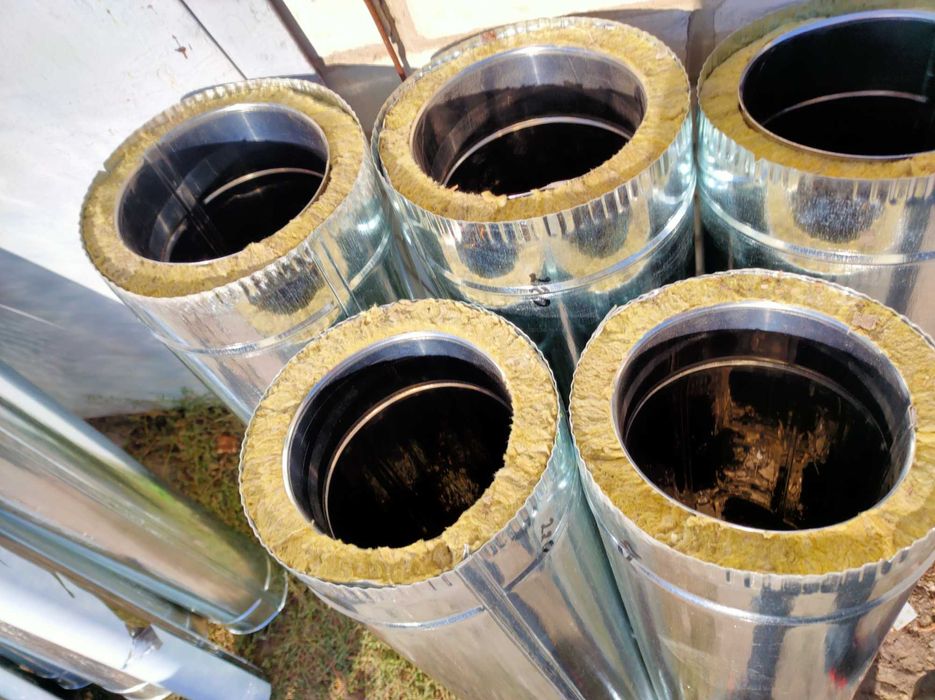 Димоход сендвич, труби на котел, труба для димохода, нержавійка