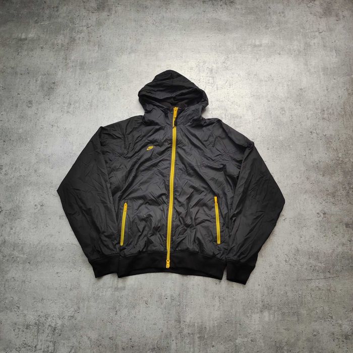 MĘSKA PREMIUM Kurtka Lekka Suwak Wiatrówka Nike Dri-Fit Folia Kaptur