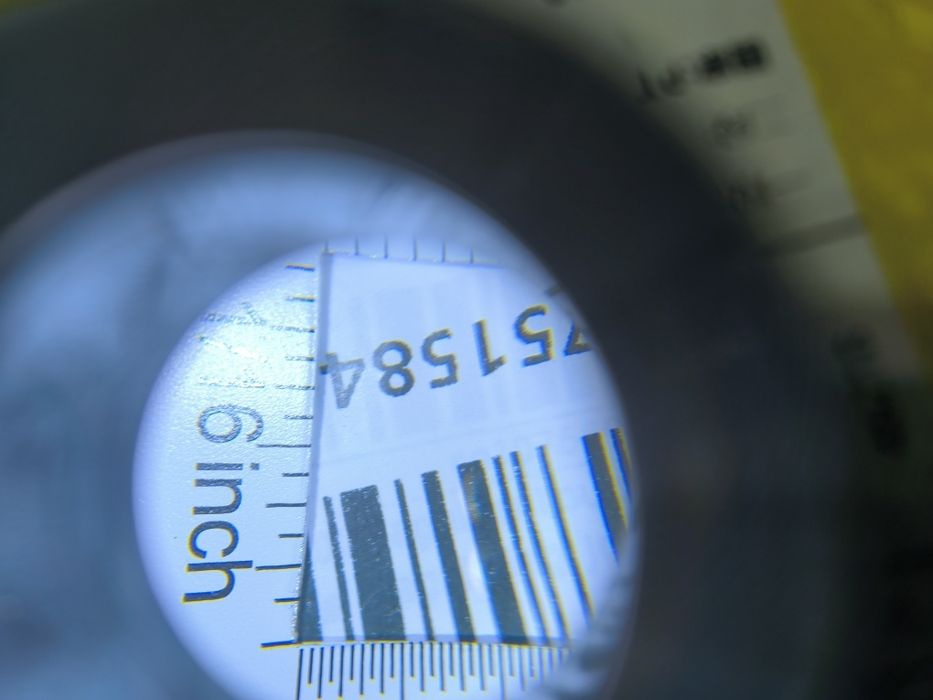 Lupa profissional com luz led