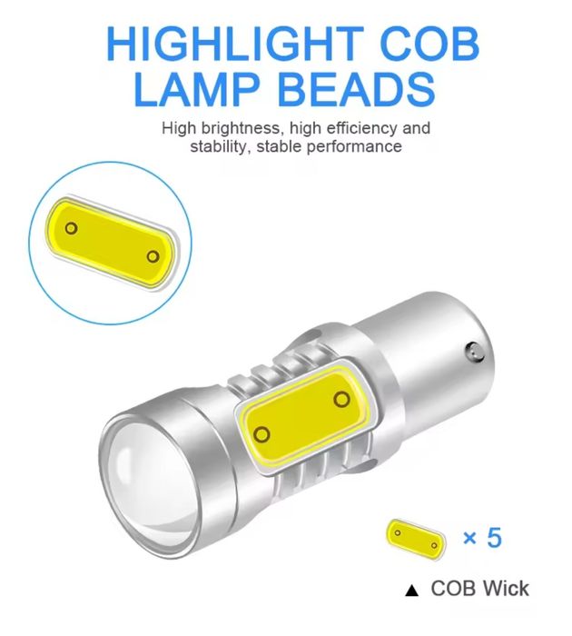 Komplet COB LED P21W