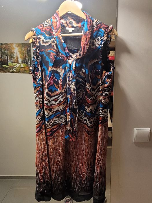 CUDNA Sukienka **SOLAR**  Jedwabna r 40