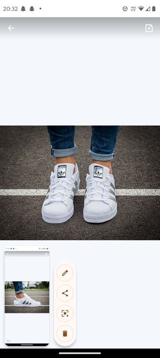 Adidas Originals Superstar AQ3091 biało srebrne