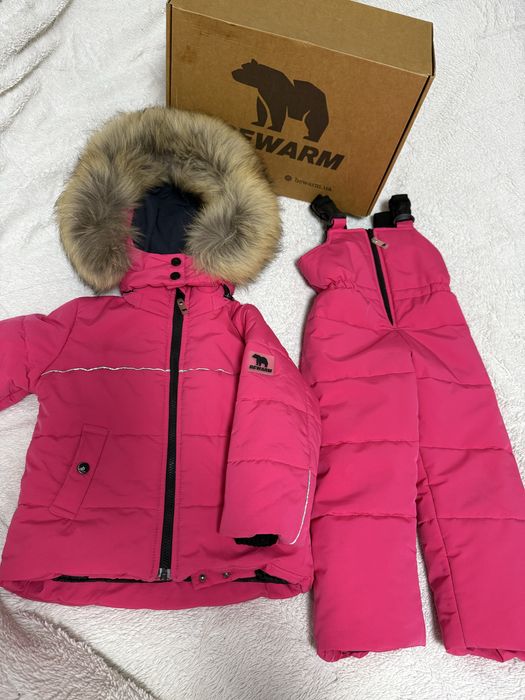Зимовий комбінезон Bewarm роздільний 92-98, рожевий