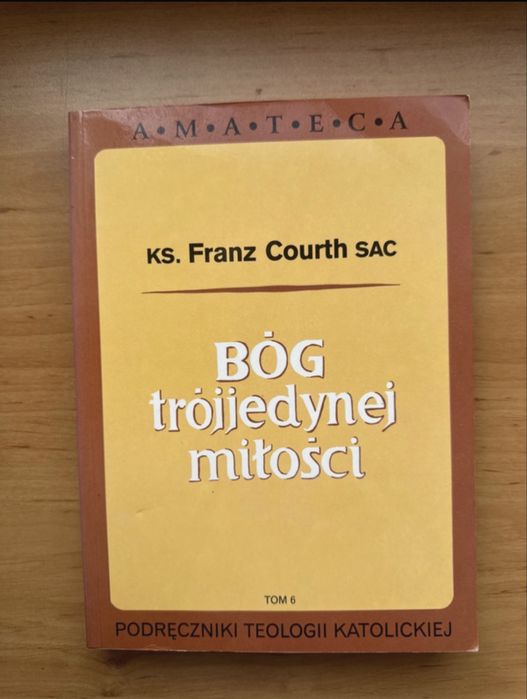 Książka Bóg trójjedynej miłości Franz Courth Sac