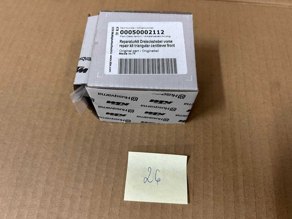 Zestaw naprawczy dźwigni amortyzatora przód  ktm