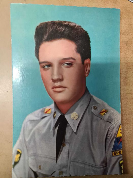 Postal Ilustrado Elvis Presley