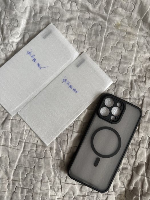 Etui MagSafe + 2 szkła hartowane - Iphone 16 pro max