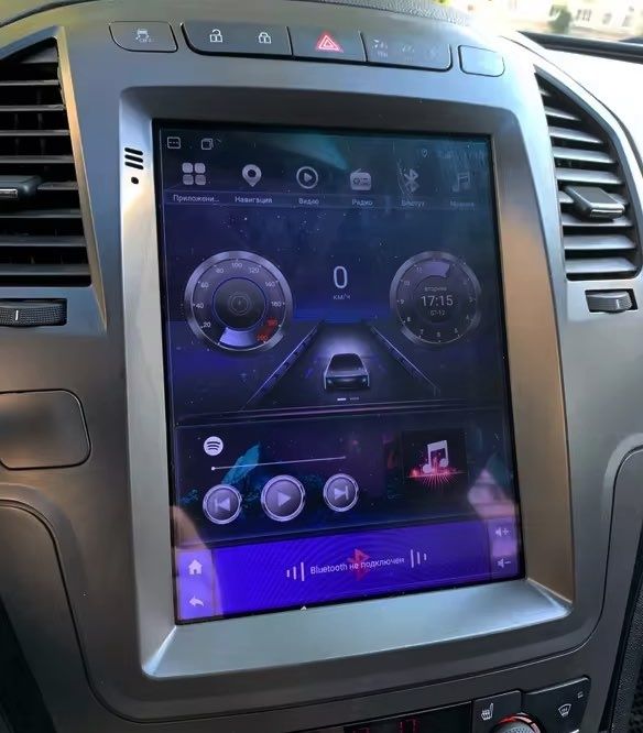 Android магнітола Opel Insignia Carplay Android Auto 6/128 Tesla стиль