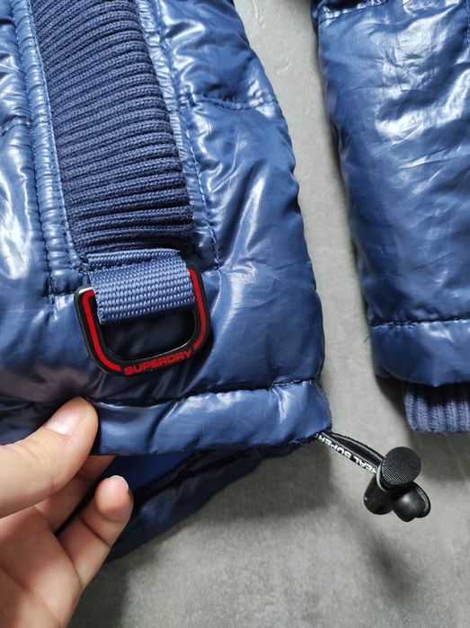 SuperDry kurtka damska puchowa kaczy puch 90% XS