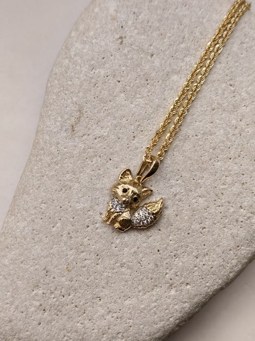 Złota zawieszka 585