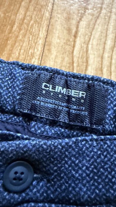 Штани чоловічі сині меланж Climber by Cuno звужені XS-S