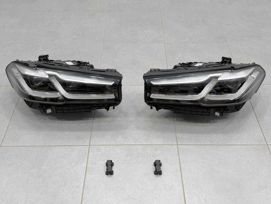 Фари BMW G30 G31 5 G60 G61 G90 Shadow Line Adaptive LED 2 РЕЖИМА ДХО LCI фары бмв оптика шедоу лайн адаптив  рестайл доерст фара