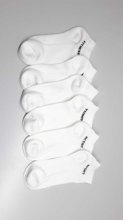 Soquetes 12 pares brancos e pretos 35/40