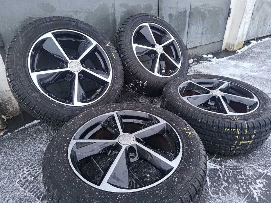 Alufelgi rotor 16 cali 5x112 ET50 VW Audi Seat Skoda + opony zimowe