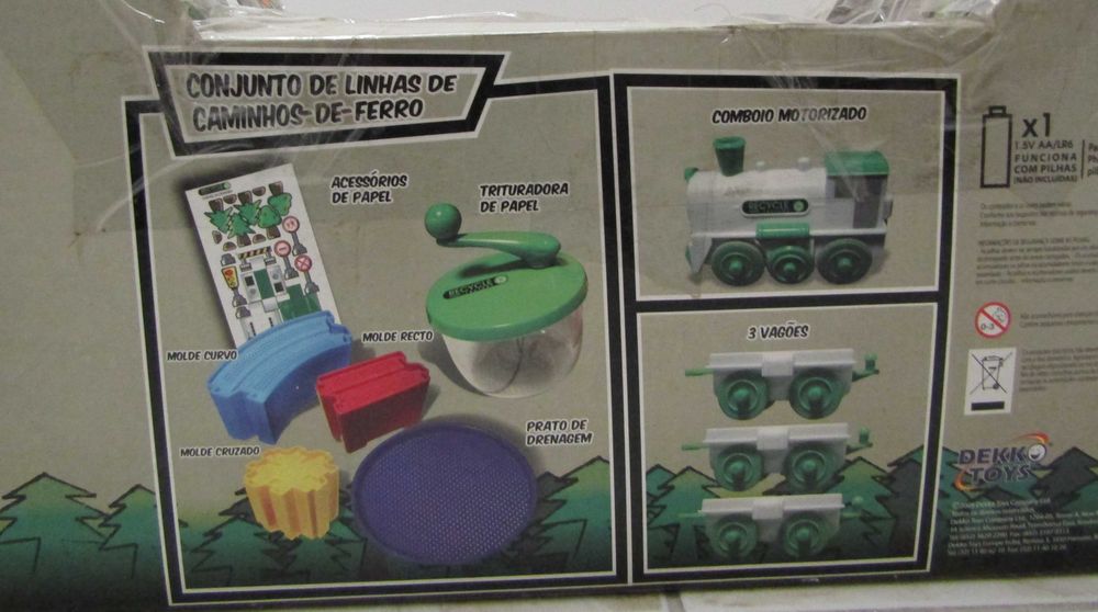 Brinquedo fabrica de reciclagem, da DEKK TOYS