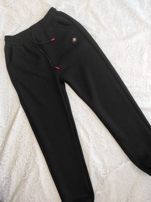 Жіночі штани спортивні джогери на флісі