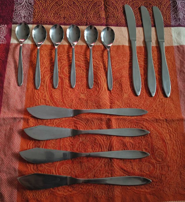 55 Talheres Aço Inox