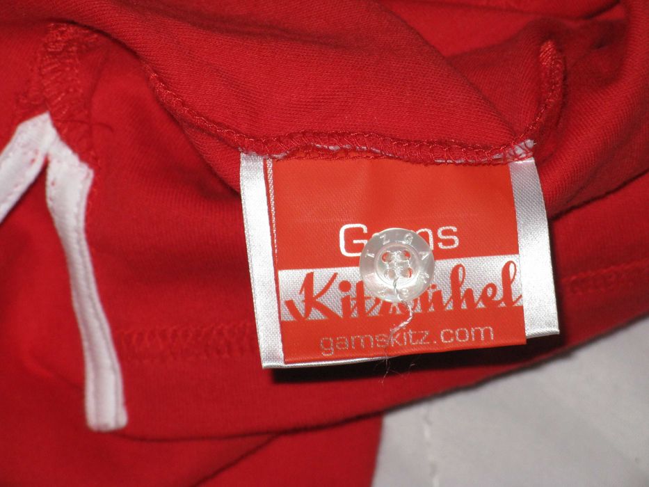 koszulka polo Kitzbühel Austria haft niemiecka czerwona solidna L XL