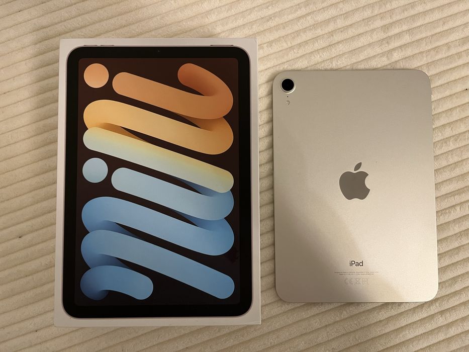 iPad mini 6 64 GB Wi-Fi – Starlight, stan bdb/idealny