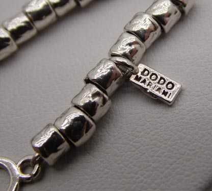 DODO MARIANI Srebrna bransoletka z literką A 19 cm.