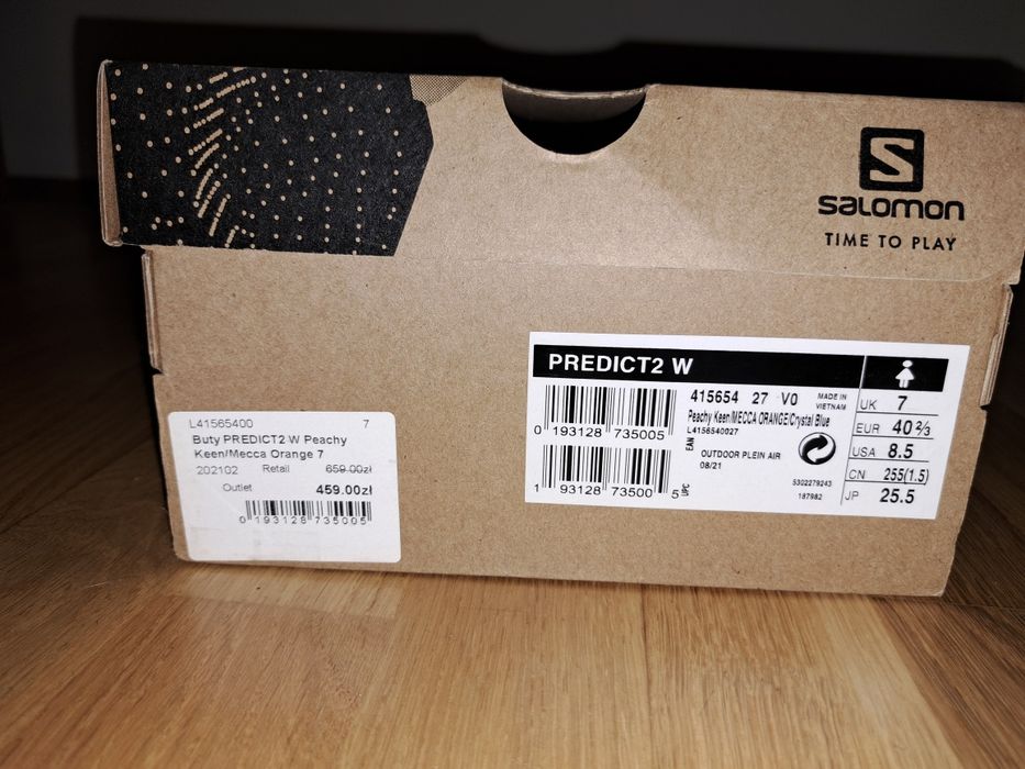 Buty do biegania marki Salomon Predict2, rozmiar EU40 2/3 w kolorze  ł