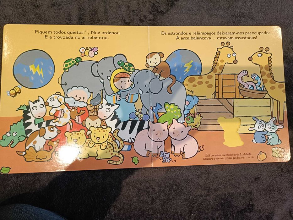 Livro puzzle A Arca de Noé