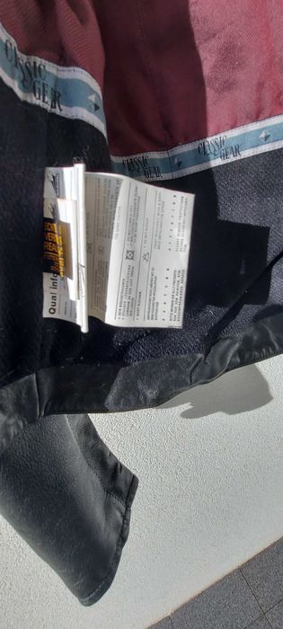 Motard Blusão em pele genuína marca Classic Gear