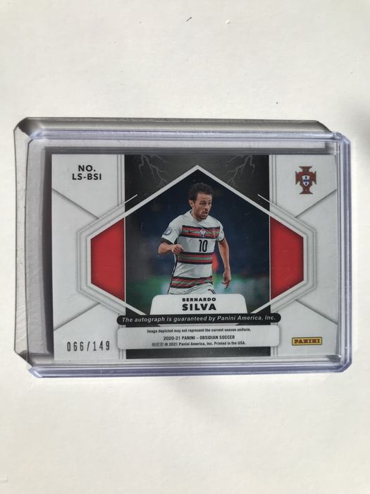 Bernado Silva Auto 066/149 Panini Obsidian
