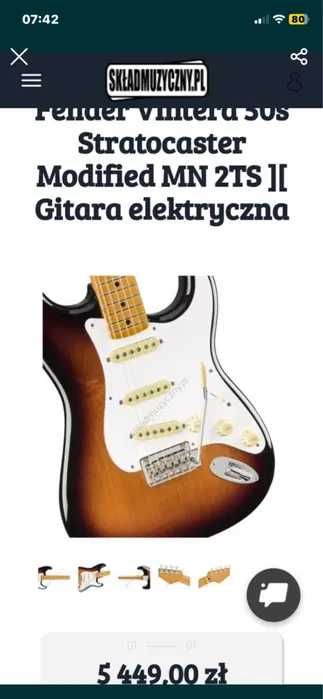 Fender Sstratocaster Vintera 50