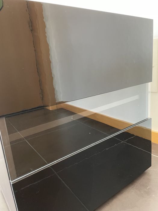 Móvel besta 60x64 preto e preto castanho