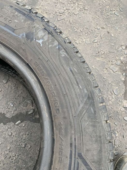 Шина 225/65 R16C Goodyear пара 2023 рік 7 мм
