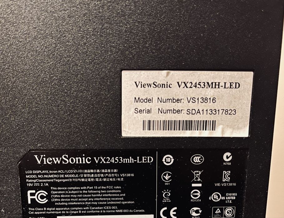 ViewSonic VX2453mh-LED
