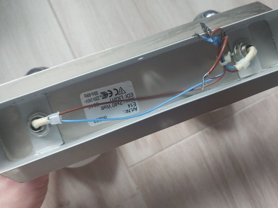Lampa sufitowa 2 klosze