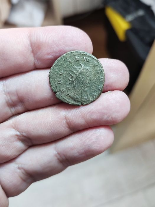 Duas moedas romanas de Galieno