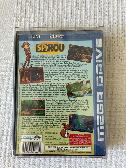 Spirou mega drive