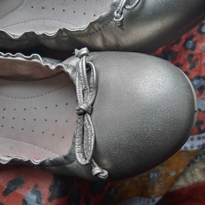 Złote baleriny ECCO