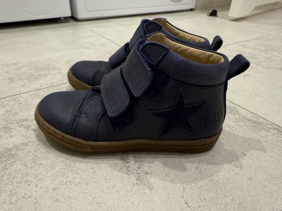 Buty dziecięce RAP, sneakersy skórzane, rzepy, rozmiar 28