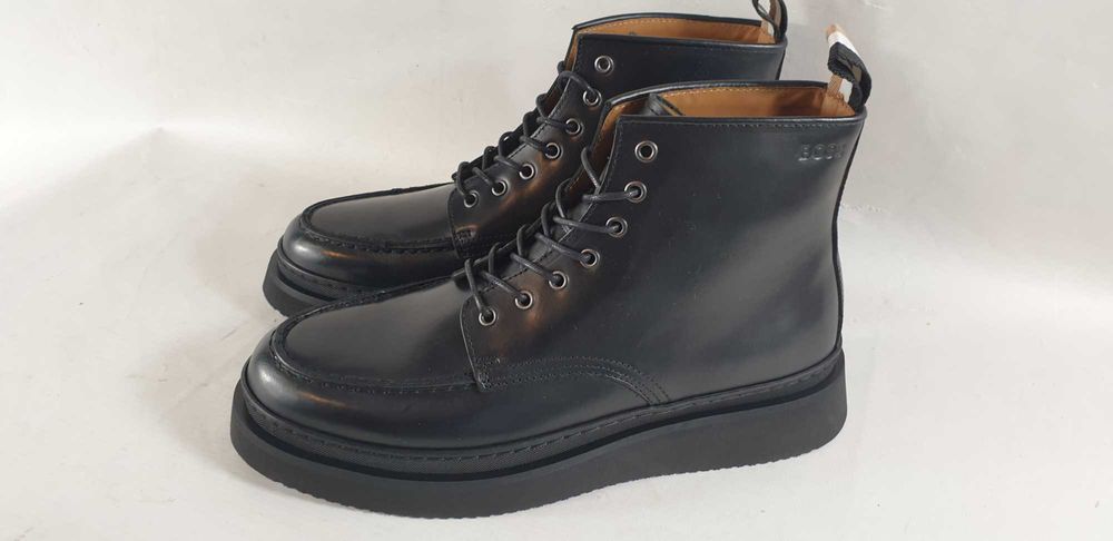 BOSS rainard Halb pp skórzane trzewiki męskie 41