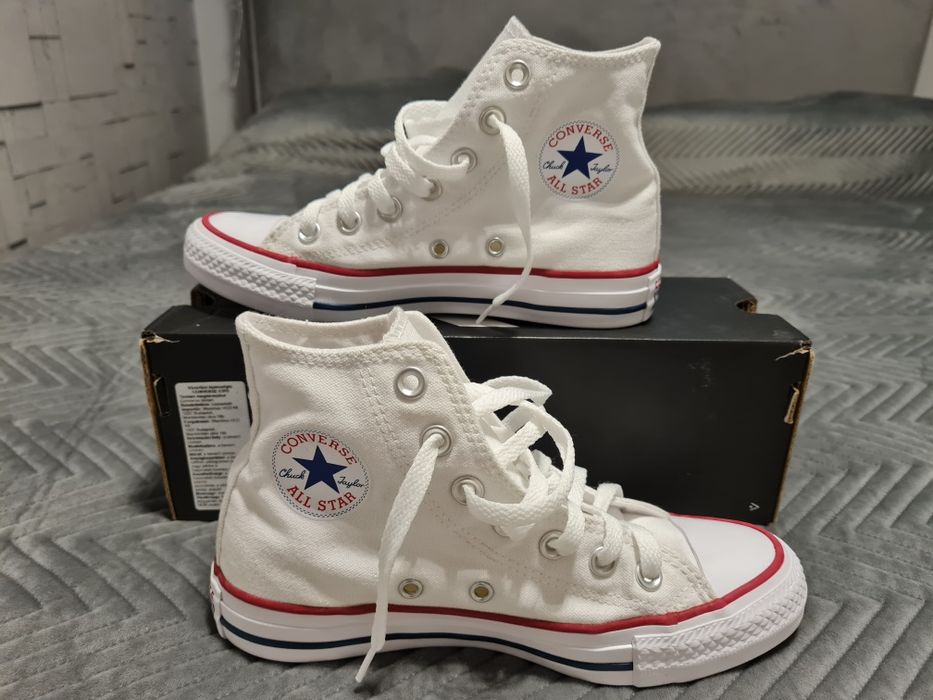 Trampki CONVERSE białe r. 35 jak nowe
