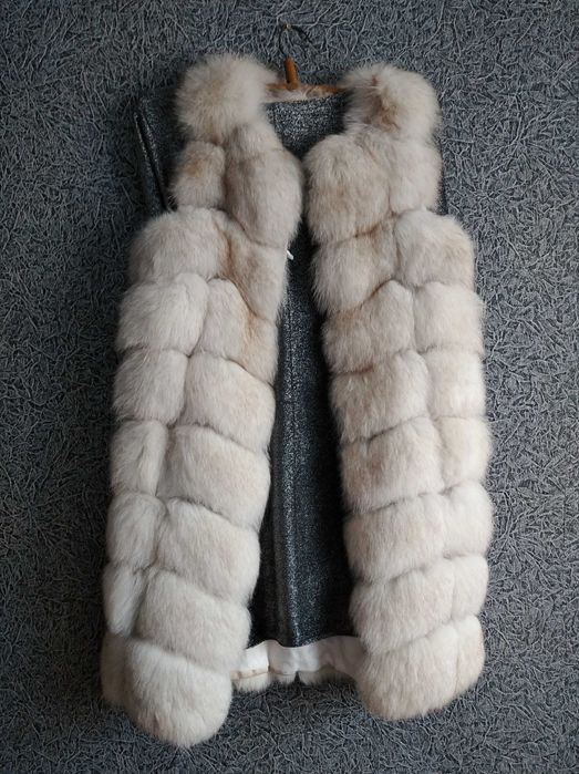 Натуральна хутряна жилетка М-Л