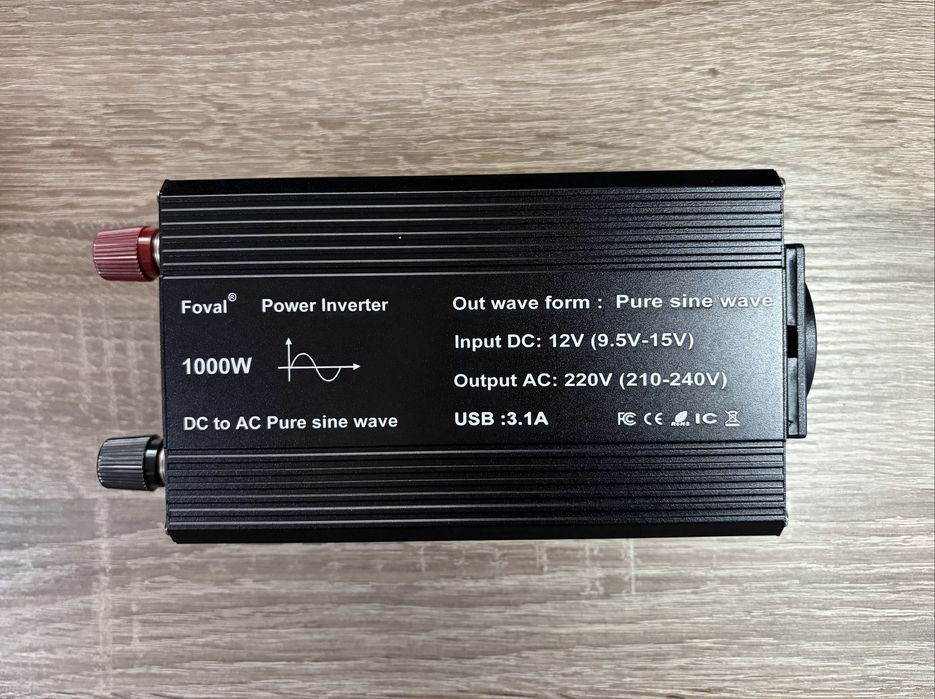 Інвертор Foval на 1000w, чистий синус