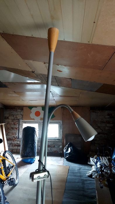 Lampa stojąca podwójna