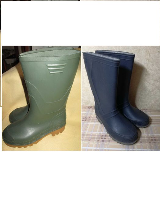 Резиновые сапоги, р.29  р.34