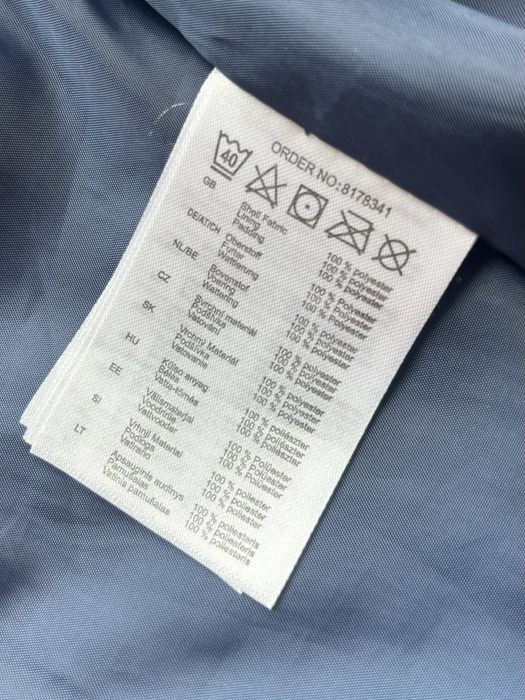 Miodowo / musztardowa Kamizelka / bezrękawnik z kapturem DopoDopo 92cm