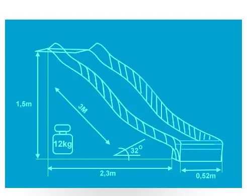 ‼️АКЦІЯ‼️Дитяча гірка пластикова 3м Бельгія! Жовта синя рожева червона