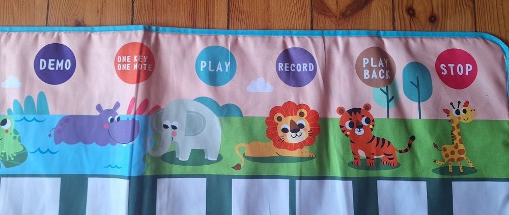Mata muzyczna, pianinko podłogowe, sensoryczne