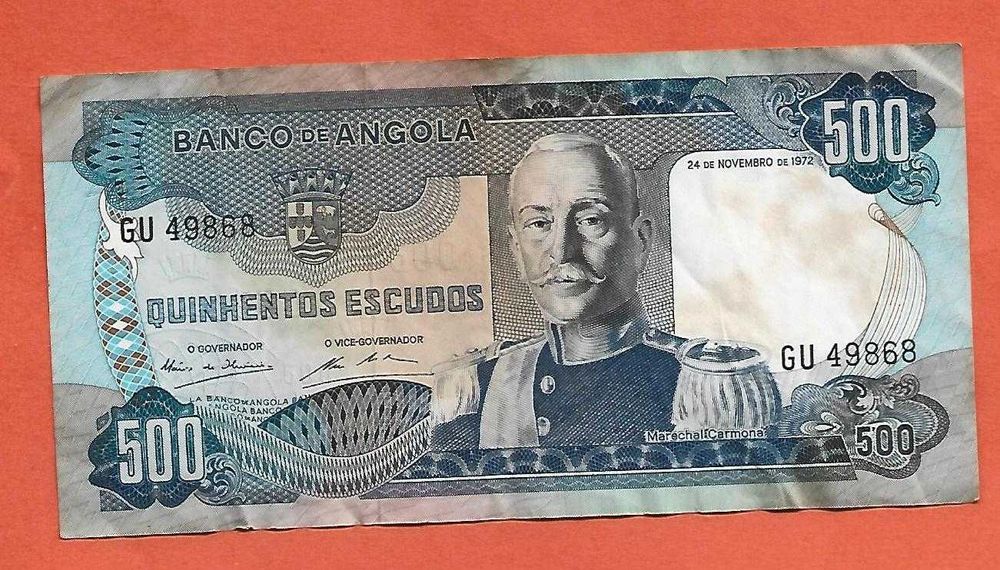 Angola Nota 500$00 1972