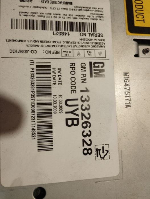 Vendo rádio e painel multifunções Opel Insignia

Painel Rádio CD Mul