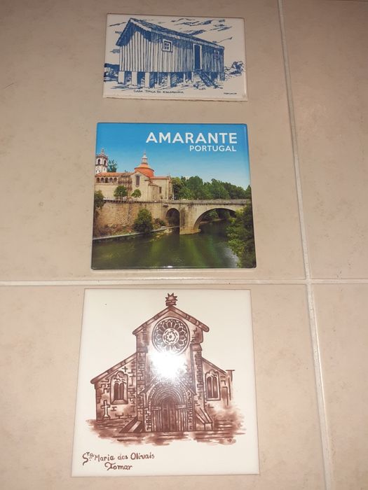 Conjunto de 3 azuleijos